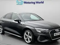Used Audi A3 S-Line 150 HP (110 kW) 2023 Black Sedan