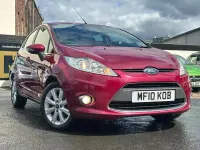 Used Ford Fiesta Zetec 70 HP (51 kW) 2010 Red Hatchback