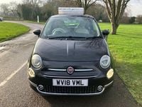Used Fiat 500 Lounge 69 HP (50 kW) 2018 Black Hatchback