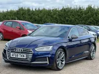 Used Audi S5 Sportback Comfort 354 HP (260 kW) 2018 Blue Hatchback