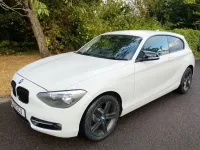 Used BMW 114 Sport Line 2013 White Hatchback