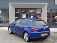 Used Seat Leon SE Dynamic 113 HP (83 kW) 2020 Blue Hatchback