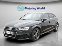 Used Audi A3 Sportback S-Line 150 HP (110 kW) 2019 Black Hatchback