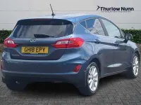 Used Ford Fiesta Titanium 100 HP (73 kW) 2018 Blue Hatchback