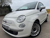 Used Fiat 500 Lounge 69 HP (50 kW) 2010 White Hatchback