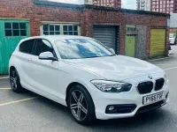 Used BMW 118 Sport Line 136 HP (100 kW) 2015 White Hatchback