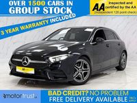 Used Mercedes A200 AMG line 163 HP (119 kW) 2019 Black Hatchback