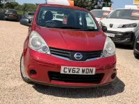 Used Nissan Note Visia 110 HP (80 kW) 2012 Red Hatchback