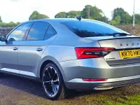 Used Skoda Superb SportlinePlus 190 HP (139 kW) 2021 Grey Hatchback