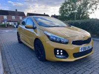 Used Kia Ceed GT-Line 134 HP (98 kW) 2016 Yellow Hatchback
