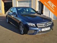 Used Mercedes E220 AMG line 194 HP (142 kW) 2017 Blue Sedan