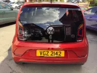 Used VW up! Black Edition 65 HP (47 kW) 2021 Red Hatchback