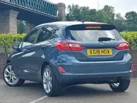 Used Ford Fiesta Titanium 100 HP (73 kW) 2018 Blue Hatchback