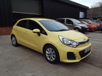 Used Kia Rio 2015 Yellow Hatchback