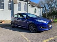 Used Ford Fiesta ST-Line 125 HP (91 kW) 2017 Blue Hatchback