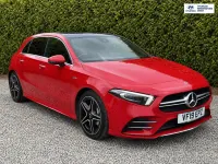 Used Mercedes A35 AMG Premium Plus 2019 Red Hatchback