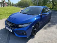 Used Honda Civic Sport 2021 Blue Hatchback