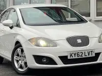 Käytetty Seat Leon Copa 105 HP (77 kW) 2012 Valkoinen Viistoperä