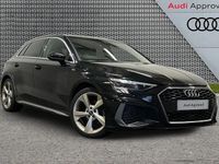 Used Audi A3 S-Line 147 HP (108 kW) 2022 Black Hatchback