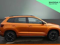Used Skoda Karoq SportLine 150 HP (110 kW) 2022 Phoenix orange metallic SUV