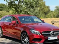 Used Mercedes CLS220 AMG line 177 HP (130 kW) 2015 Red Coupe