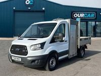 Used Ford Transit 130 HP (95 kW) 2018 White Cabriolet