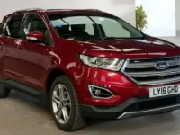 Used Ford Edge Titanium 180 HP (132 kW) 2016 Red SUV