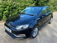Used VW Polo SE 60 HP (44 kW) 2014 Black Hatchback