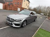 Used Mercedes C300 AMG Line Premium Plus 2015 Silver Estate