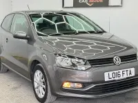 Used VW Polo Match 90 HP (66 kW) 2016 Grey Hatchback
