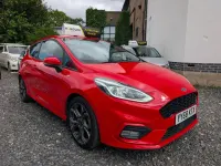 Used Ford Fiesta ST-Line 125 HP (91 kW) 2018 Red Hatchback
