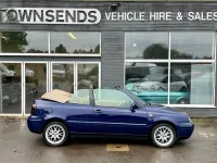 Used VW Golf Cabriolet 116 HP (85 kW) 2001 Blue Cabriolet