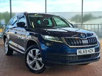 Used Skoda Kodiaq 150 HP (110 kW) 2019 Blue SUV