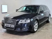 Used Audi A6 S-Line 170 HP (125 kW) 2009 Black Estate
