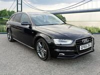Used Audi A4 S-Line 150 HP (110 kW) 2015 Black Estate