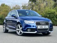 Used Audi A1 Design 105 HP (77 kW) 2012 Blue Hatchback
