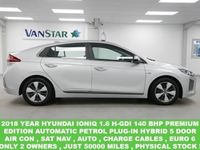 used Hyundai Ioniq 1.6 h-GDi 140 BHP PREMIUM EDITION AUTOMATIC PHEV 5DR Hatchback