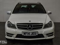 Begagnad Mercedes C220 Sport Edition 2014 Vit Kombi