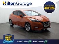 Used Nissan Micra Tekna 90 HP (66 kW) 2018 Orange Hatchback