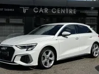 Used Audi A3 S-Line 150 HP (110 kW) 2020 White Sedan