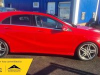 Used Mercedes A180 AMG line 109 HP (80 kW) 2017 Red Hatchback