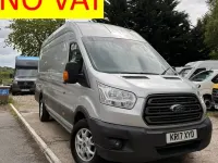 Used Ford Transit 170 HP (125 kW) 2017 Silver Van