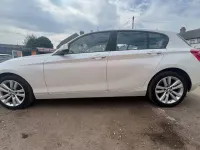 Used BMW 118 Sport Line 136 HP (100 kW) 2015 White Hatchback