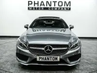 Usado Mercedes C220 AMG line 170 CV (125 kW) 2018 Gris Coupe