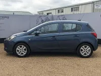 Used Vauxhall Corsa Design Edition 90 HP (66 kW) 2016 Blue Hatchback