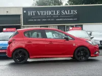 Used Vauxhall Corsa Edition 90 HP (66 kW) 2015 Red Hatchback