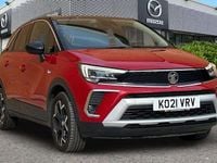 Used Vauxhall Crossland Elite 131 HP (96 kW) 2021 Red SUV