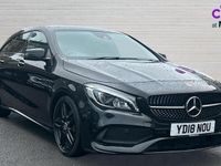 Used Mercedes CLA220 AMG line 177 HP (130 kW) 2018 Black Sedan