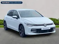 New VW Golf VIII Match 115 HP (84 kW) 2026 White Hatchback