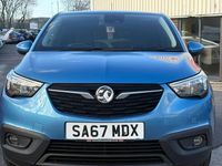 Used Vauxhall Crossland X S 99 HP (72 kW) 2017 Blue SUV